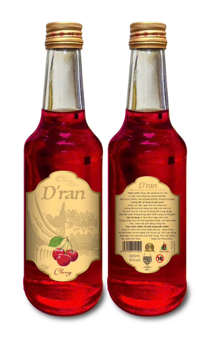 🍒 D’ran Cherry – Thanh ngọt kiêu sa, lưu dấu thời gian