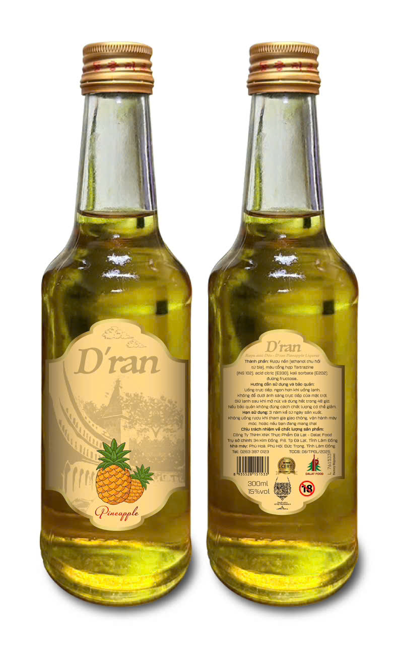 🍍 D’ran Pineapple – Rót một chút nhiệt đới vào thanh xuân cổ điển