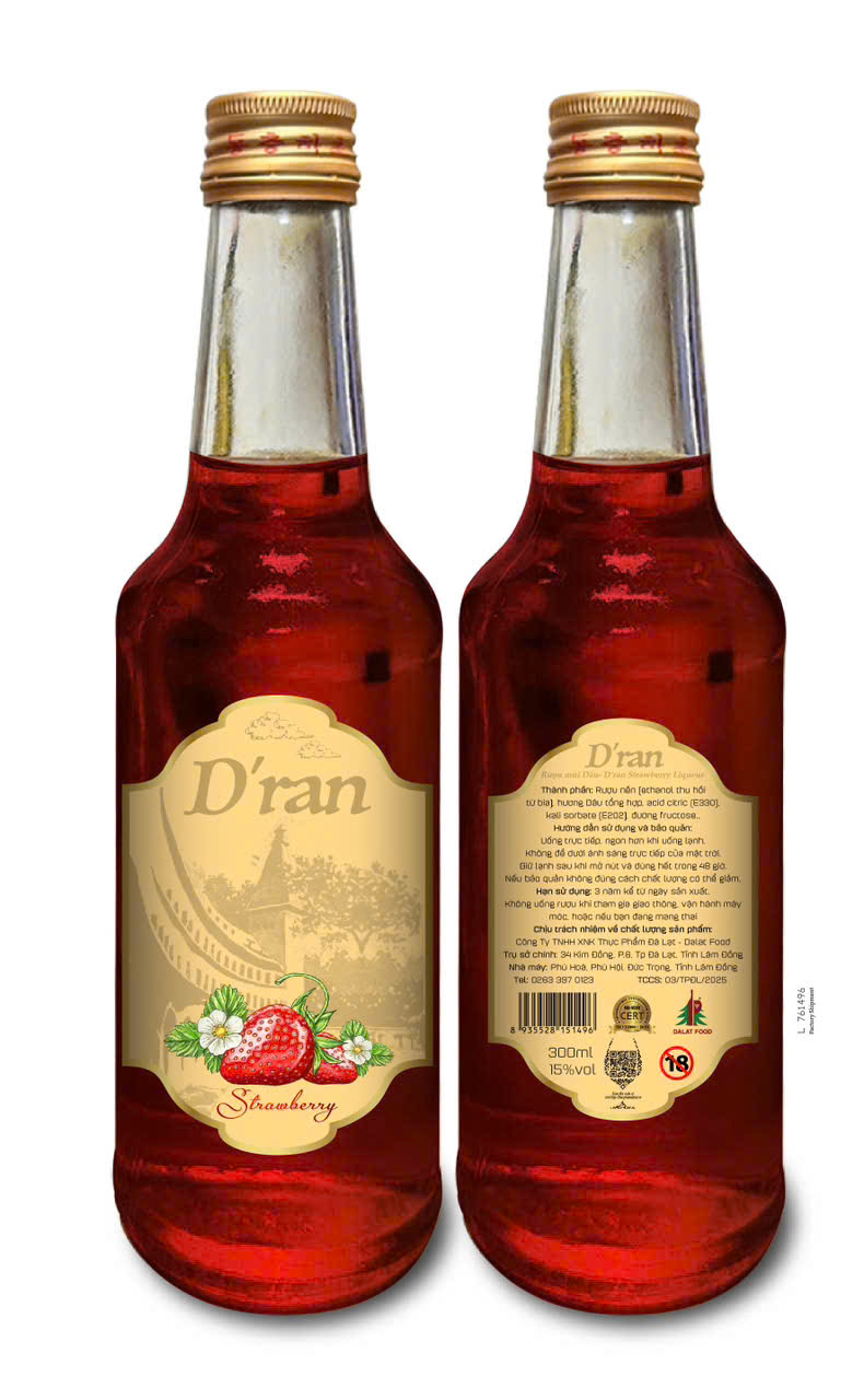 🍓 D’ran Strawberry – Ngọt ngào vị dâu, cổ điển trong vẻ trẻ